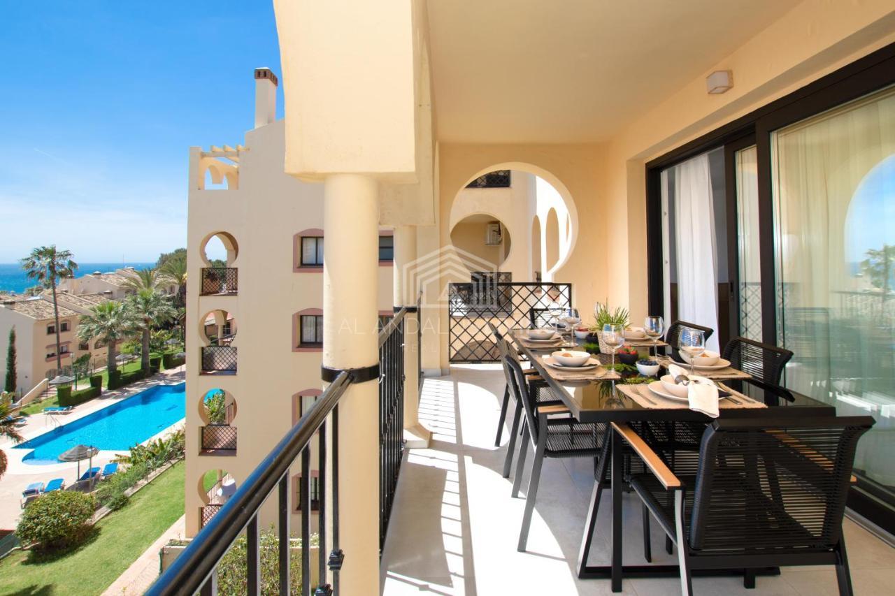 דירות מאלגה Panoramic Sea Views And Direct Access To The Beach From The Community In Torrenueva מראה חיצוני תמונה